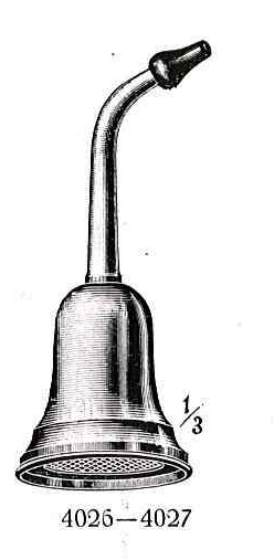 overall view of ear trumpet