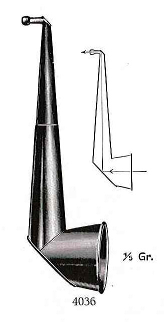 overall view of ear trumpet