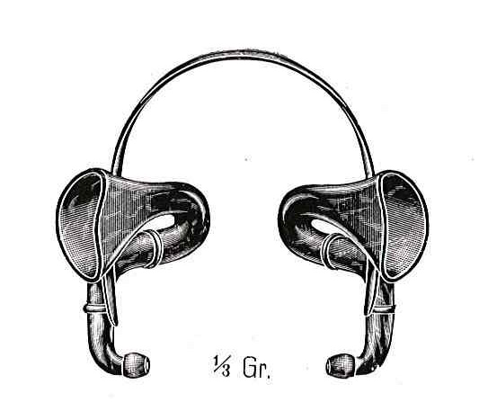overall view of ear trumpet