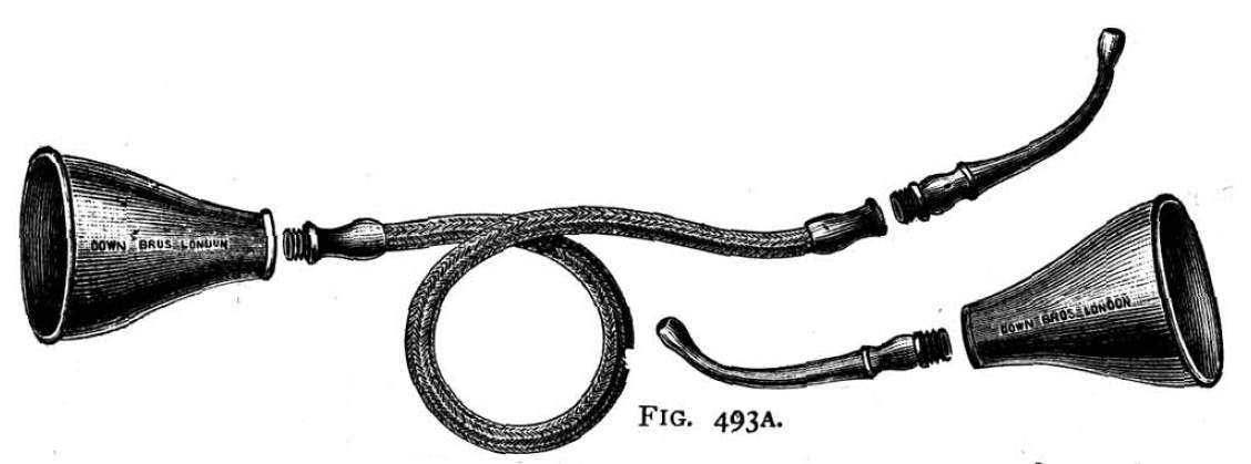 overall view of ear trumpet
