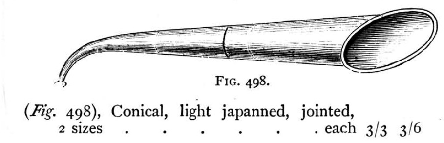 overall view of ear trumpet