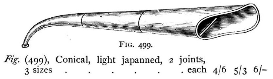 overall view of ear trumpet