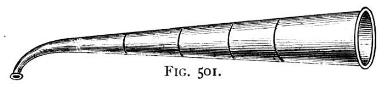 overall view of ear trumpet