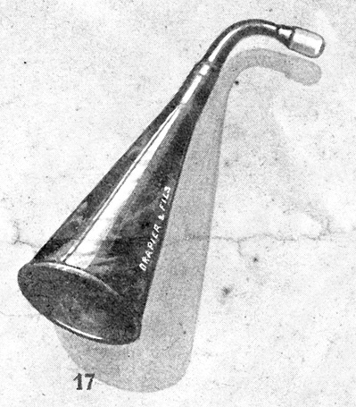 overall view of ear trumpet