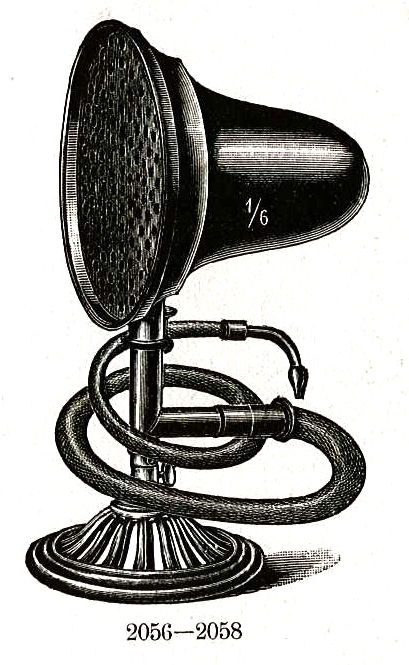overall view of ear trumpet