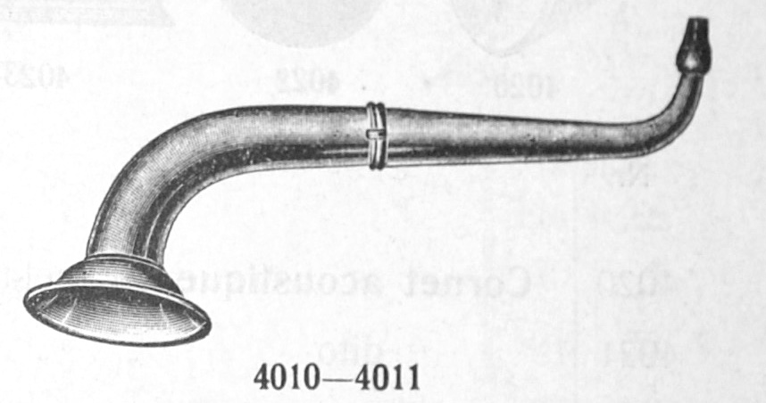 overall view of ear trumpet