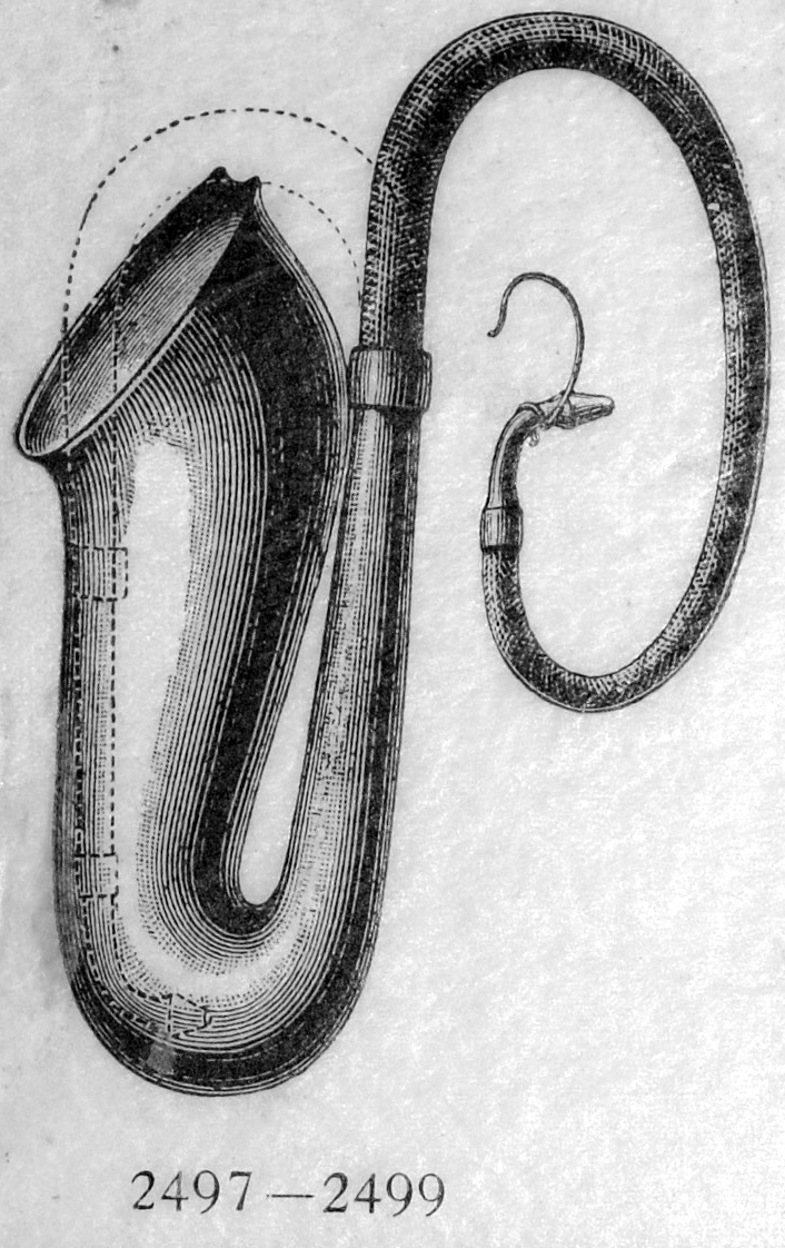 overall view of ear trumpet