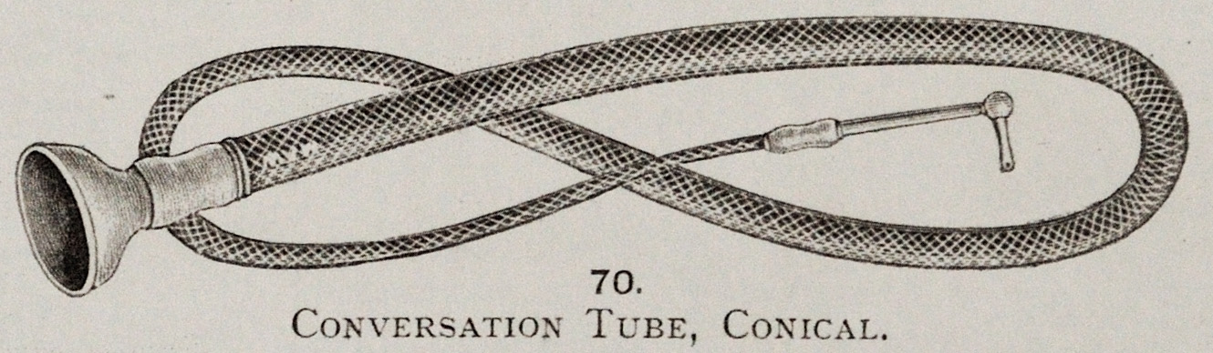 overall view of ear trumpet