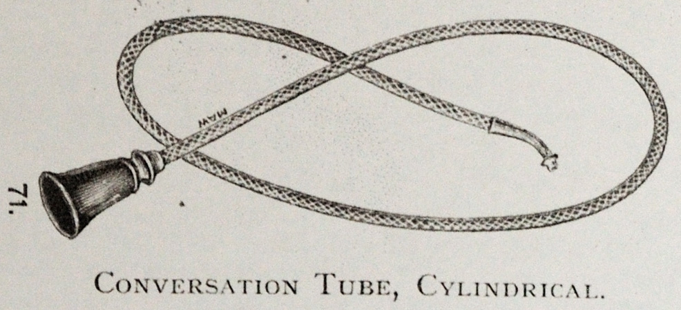 overall view of ear trumpet