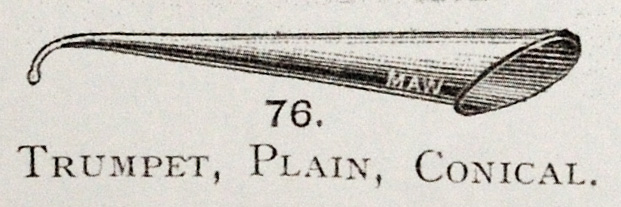 overall view of ear trumpet