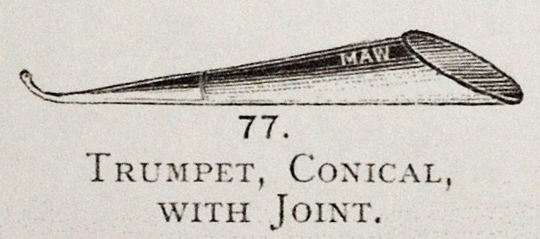 overall view of ear trumpet