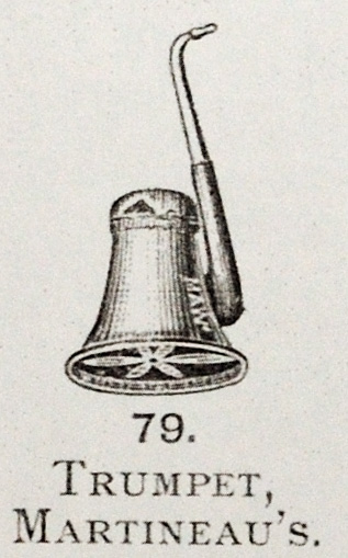 overall view of ear trumpet