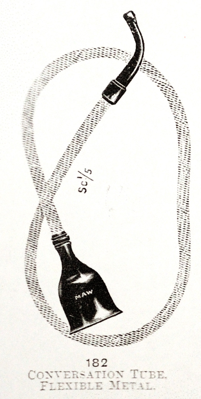 overall view of ear trumpet