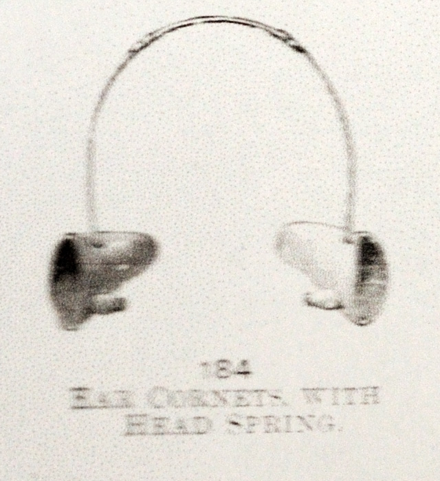 overall view of ear trumpet