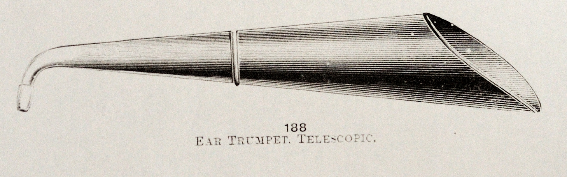 overall view of ear trumpet