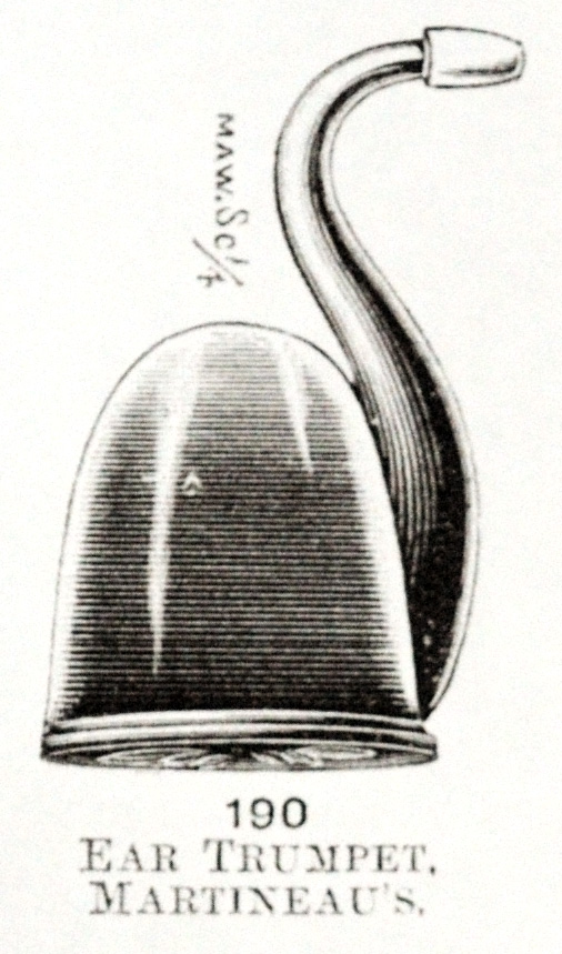 overall view of ear trumpet