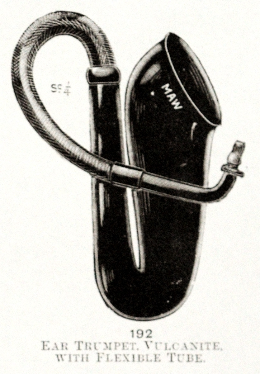 overall view of ear trumpet