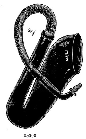 overall view of ear trumpet