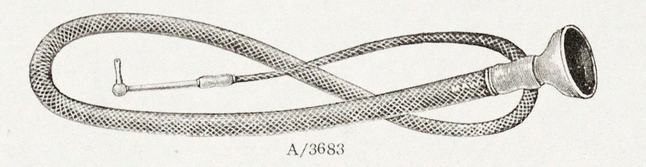 overall view of ear trumpet