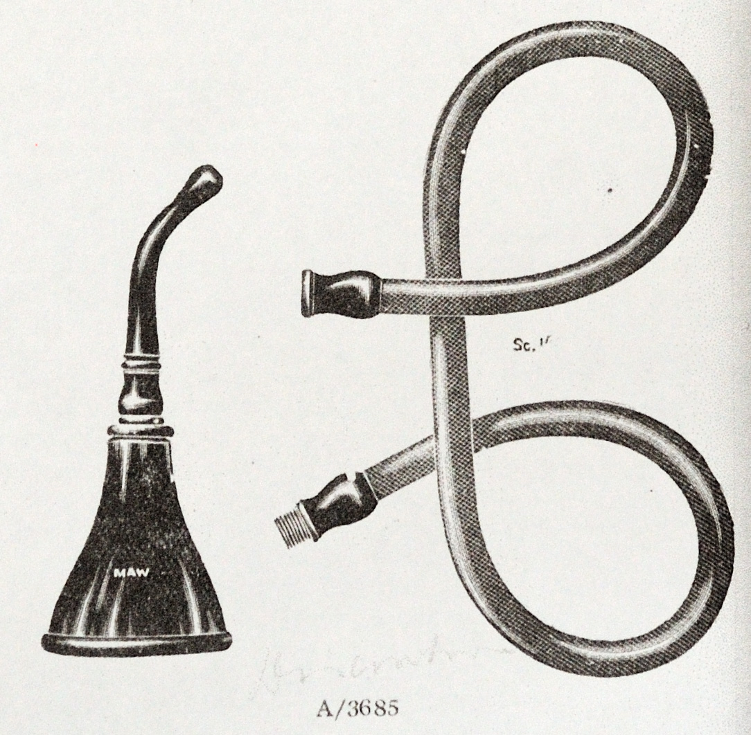 overall view of ear trumpet