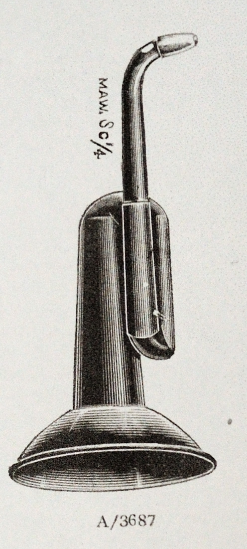 overall view of ear trumpet