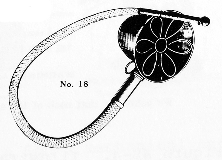 overall view of ear trumpet