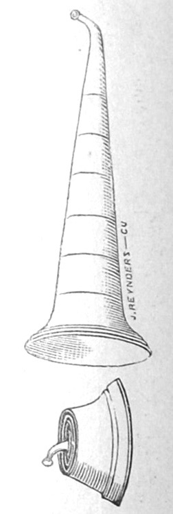 overall view of ear trumpet