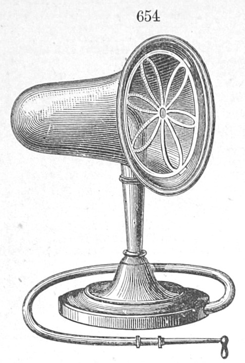 overall view of ear trumpet