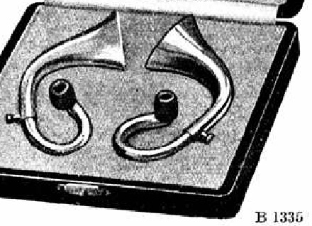 overall view of ear trumpet