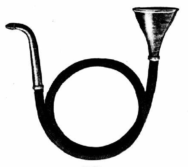 overall view of ear trumpet