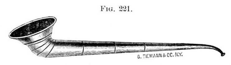 overall view of ear trumpet