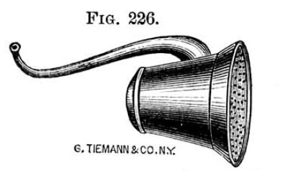 overall view of ear trumpet