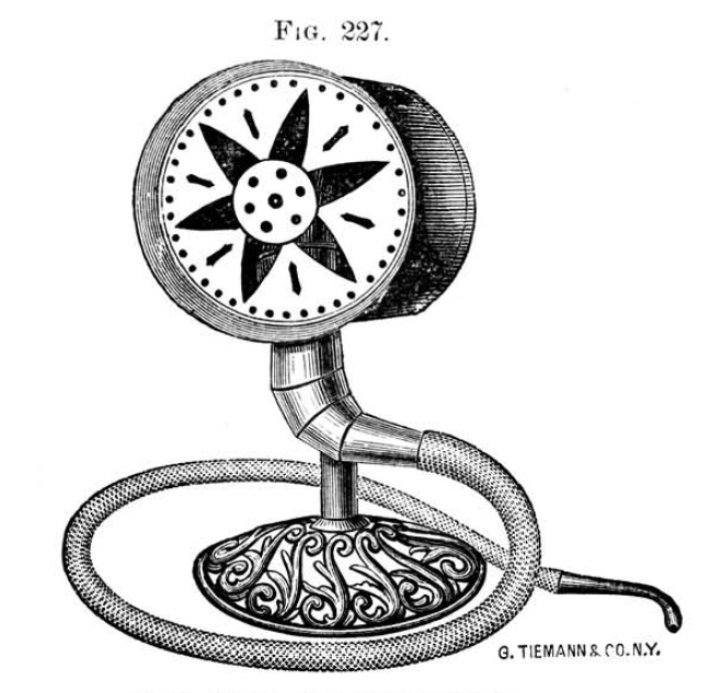 overall view of ear trumpet