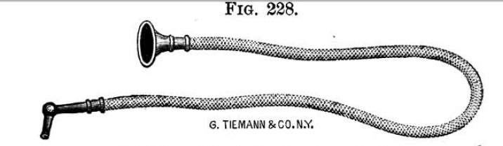 overall view of ear trumpet