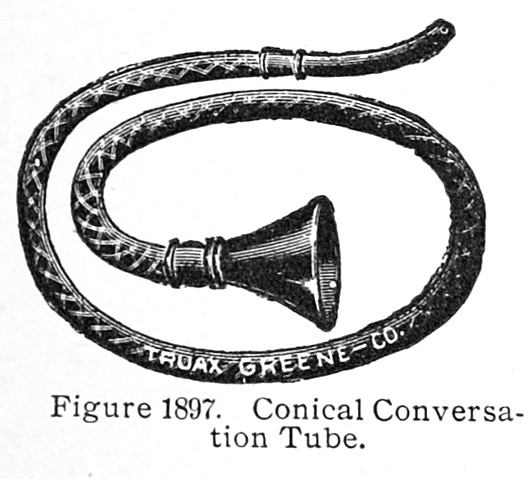 overall view of ear trumpet