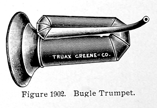 overall view of ear trumpet