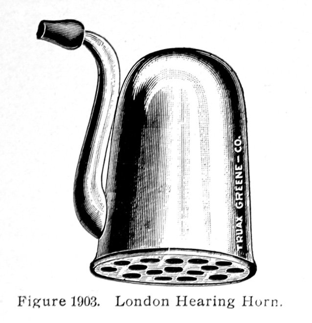 overall view of ear trumpet