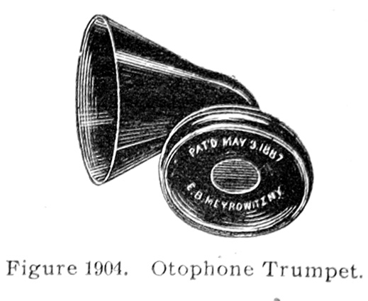 overall view of ear trumpet