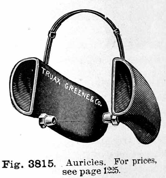 overall view of ear trumpet