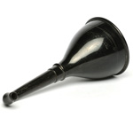 three quarter view of ear trumpet