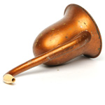 three quarter view of ear trumpet