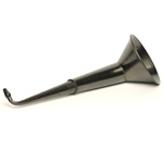 three quarter view of ear trumpet