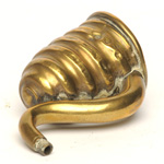 three quarter view of ear trumpet