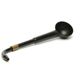 three quarter view of ear trumpet