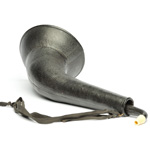 detail view of ear trumpet
