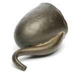 three quarter view of ear trumpet