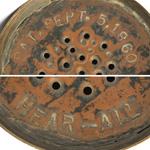 marks view of ear trumpet
