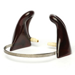 three quarter view of ear trumpet