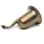 three quarter view of ear trumpet