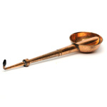 three quarter view of ear trumpet